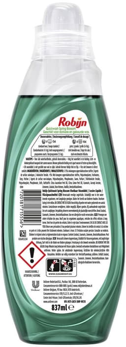 Robijn Advanced Quickwash Vloeibaar Wasmiddel Spring Blossom 22 Wasbeurten 837 ml — thumbnail 5