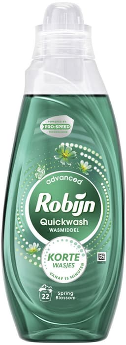Robijn Advanced Quickwash Vloeibaar Wasmiddel Spring Blossom 22 Wasbeurten 837 ml — thumbnail 1