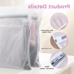 4 x Wasnet voor Wasmachine, 30 x 40 cm, Waszak met Rits voor Kleding, Sweaters en Ondergoed — thumbnail 5