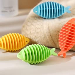 Anti-klittende wasballen voor wasmachines en drogers, 12-pack herbruikbare nylon wasballen om rimpels te verminderen en dierenhaar te verwijderen — thumbnail 2