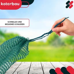 Raschelzak - Aardappelzak Fruitzak - Verse Opslag - Optimale Luchtcirculatie - 35 x 50 cm - Groen — thumbnail 4