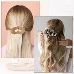 Grote Haarclip Set (6 Stuks) - Stevige Franse Klemmen voor Dik en Dun Haar — thumbnail 2