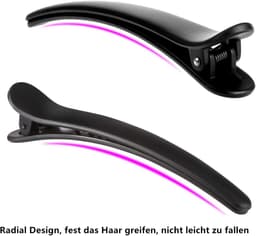 12 Stuks Professionele Gesegmenteerde Haarklemmen voor Kappers en Styling — thumbnail 2