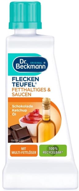 Dr. Beckmann Vlekkenduivel - vlekverwijderaar voor vet, olie, sauzen, ketchup en chocolade - 50 ml — thumbnail 2