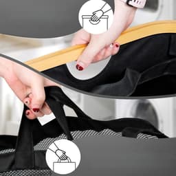 CLVP® Wasmand 3 Vakken – Wassorteerder Uitschuifbaar – Was Organizer – Premium — thumbnail 3
