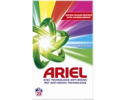 Ariel Waspoeder Color 25 Wasbeurten - 6 x 1,375 kg - Voordeelverpakking