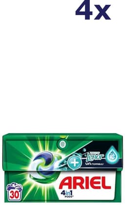 Ariel 4in1 Wasmiddel Pods Lenor Unstoppables - 4 x 30 stuks - Voordeelverpakking — thumbnail 1