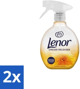 Lenor – Crease Releaser Spray – Summer Breeze – Kreukverwijderaar & Textielverfrisser – 500 ml - Voordeelverpakking - 2 stuks — thumbnail 1