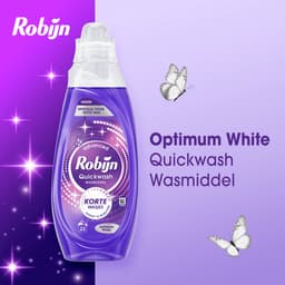 Robijn Quickwash Vloeibaar Wasmiddel - Optimum Wit - 3 flessen - 66 wasbeurten - voordeelverpakking — thumbnail 3
