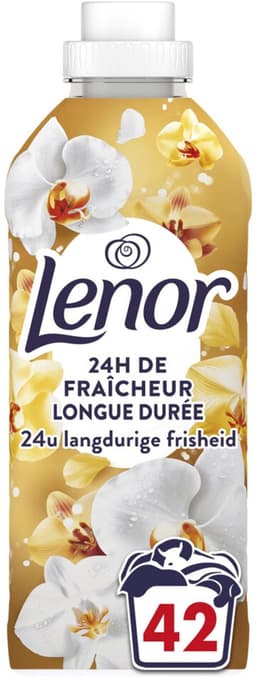 Lenor Wasverzachter Amber & Orchidee 42 Wasbeurten - 882 ml — thumbnail 2