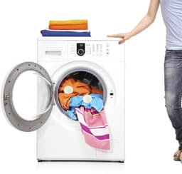 Home Deco Factory Wasbollen - 2x stuks - wol - droger - wassen - verkorten van droogtijd — thumbnail 4