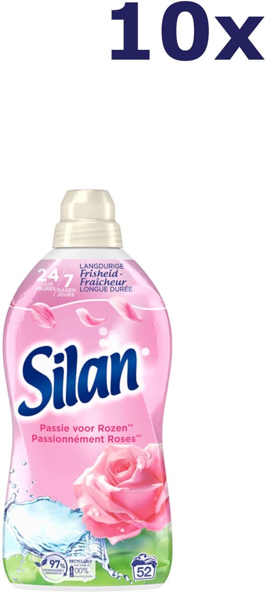 10x SILAN Wasverzachter Passie voor Rozen 52 Wasbeurten — afbeelding 1