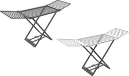 Droogrek 20 meter - Wasrek voor binnen en buiten - stevig en stabiel - 194 x 108 x 58 cm - verschillende kleuren — thumbnail 4