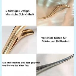 Metalen Afdelklemmen voor Kappers - Haarspelden en Haaraccessoires voor Dames — thumbnail 4