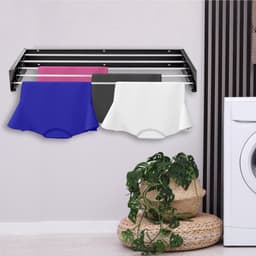Wanddroogrek inklapbaar - wand droogrek - wanddroogrek uitschuifbaar - wanddroogrek ophangbaar — thumbnail 4