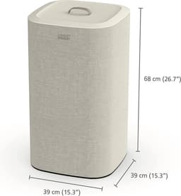 Dubbele Wasmand - Wasmand 2 Vakken - Laundry Bag - 60L — thumbnail 4