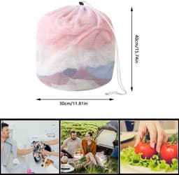 Unyqoos® Drie Herbruikbare Fijnmazige Waszakken voor Bescherming van Kledingstukken in de Wasmachine — thumbnail 2