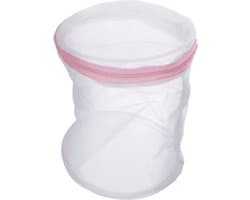 2 stuks Waszakken voor Wasgoed - Waszak rond 16x20 cm wit - Wasnetje - Waszak - laundry bag