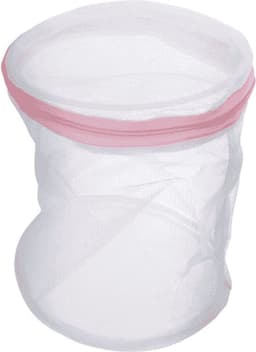 2 stuks Waszakken voor Wasgoed - Waszak rond 16x20 cm wit - Wasnetje - Waszak - laundry bag — thumbnail 1