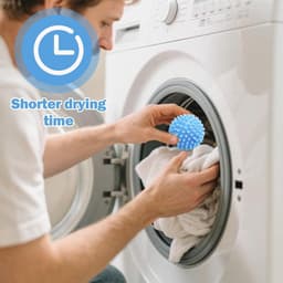 Allecto Plus - Herbruikbare Drogerballen voor Wasdrogers - 6 Stuks - Wasballen en Drogerballen voor Wasmachine — thumbnail 4