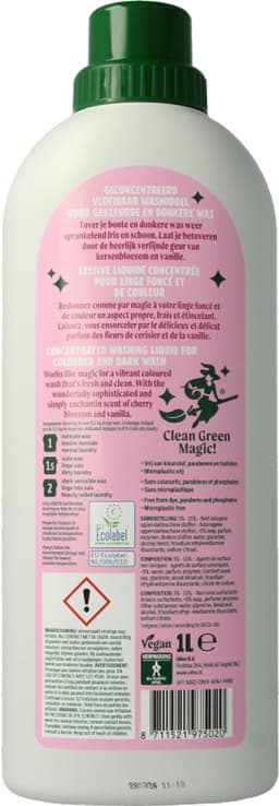 The Good Witch Wasmiddel kleur/zwart 1000 Milliliter — thumbnail 3