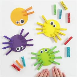 50 Houten Wasknijpers – 7,2 cm – 10 Kleuren – Decoratieve Knijpers voor Foto’s, Kaarten & DIY – Kleurige Hout Clips — thumbnail 4