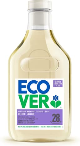 Ecover - Vloeibaar Wasmiddel Kleur - Voordeelverpakking 6 x 1.43 L - 112 wasbeurten - Kleurbescherming & Pluisverwijdering - Plantaardig & Biologisch afbreekbaar — thumbnail 2