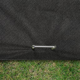 Intirilife 100 x grondanker 150 x 25 x 2,7 mm gemaakt van gegalvaniseerd roestvrij staal - onkruidvlies bevestiging grondnagel weerhaak — thumbnail 5