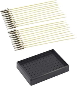 Kleur Clips - Airbrush Accessoires - Model Schilderen - Platte Alligator Kop - 20 Stuks - Zwart — thumbnail 5