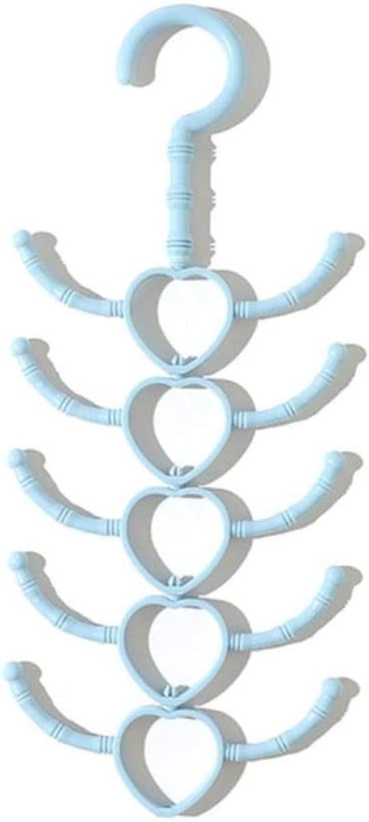 Haak muurhanger draaibaar - verchromen - ruimtebesparend - perfect voor kleding en handdoeken - ShopVlot — afbeelding 1