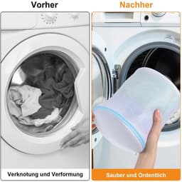 Dailygoods- Waszak Groot - 3 Stuks - Wasnet Beha - Herbruikbaar - Ritssluiting - Lichtgewicht - 18 x 20 cm — thumbnail 5