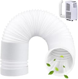 Dailygoods- Afvoerslang 150 mm - Flexibele Ventilatieslang - Airco/Afzuigslang - Droger/Wasdroger - Lichtgewicht/Duurzaam - Robuuste Constructie — thumbnail 1