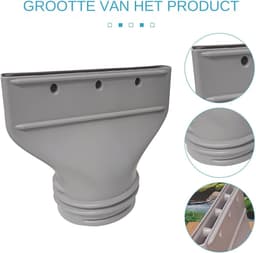 Flat Air Conditioning Slangadapter - Draagbare Airco Slangadapter - Afdichtingskit voor Venster- en Deurunit - Geschikt voor Drooginstallatie- en Aircoventilatiekanalen — thumbnail 5