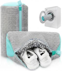 2PCS Waszak voor schoenen- geschikt voor de wasmachine en droger. Herbruikbare set van 2 waszakken voor sneakers- 360° dieptereiniging voor alle soorten schoenen- met zelfsluitende ritssluiting. — thumbnail 1