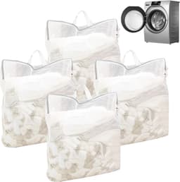 Waszak voor op reis met handgrepen - 4 stuks, 50 x 60 cm, herbruikbare waszakken voor delicate kleding, ondergoed en blouses — thumbnail 1