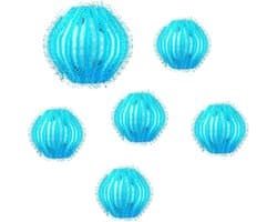 SnelShoppen - Wasmachine Haarvanger 6 Stuks - Dierenhaar Verwijderaar - Herbruikbare Wasballen voor Honden-, Pluche- en Kattenhaar - Ideaal voor Dagel