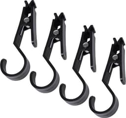 Thijox - 4 Stuks Wasknijpers, Multifunctionele Tentclips en Hangers voor Handdoeken, Klemhaken, Lichthaken, Camping Accessoires voor Outdoor en Tuin — thumbnail 1