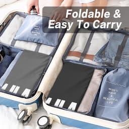 Waszak Waterproof - Waszak met Touwsluiting - Waszak 2 Stuks - Opvouwbare Waszak - Oxford Stof - 24 x 36 Inch - Wasmand — thumbnail 5