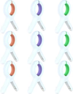 Winddichte handdoekklemmen voor strandstoelen - 9 stuks — thumbnail 2
