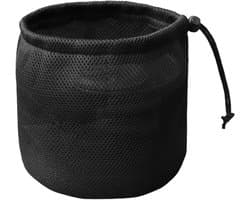 Wasknijperzak - Knijperhouder - Buiten Drogen - Mesh met trekkoord - 14x16cm - Meerkleurig