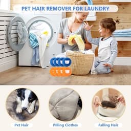 8 stuks dierenhaarverwijderaar wasmachine - pluisballen voor wasmachine - pluisverwijderaar - haarvanger - wasballen tegen dierenharen - pluisvanger voor kleding en beddengoed (meerkleurig) — thumbnail 4