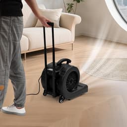 Vloerdroger Ventilator - Radial Fan Blazer - Snel Drogen - 3 Blaas Hoeken - 750 W - Zwart Blauw — thumbnail 2
