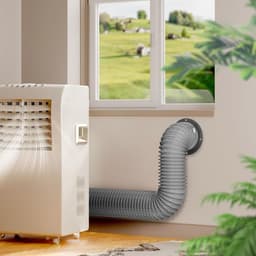 Afvoerslang PVC Aluminium - Ventilatieslang Flexibel - Lucht Afvoeren - Grijs — thumbnail 3