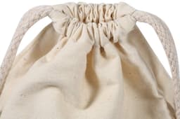 Dailygoods- Waszak Grote Capaciteit - Waszakken voor Wasgoed - Waszak met Koordvergrendeling - Natuurlijk Katoen - Milieuvriendelijk - 15x20 cm - Wasmand — thumbnail 5