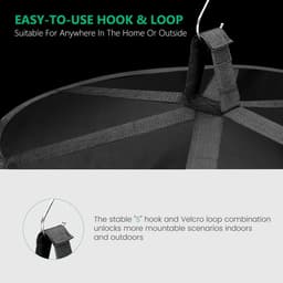 Dailygoods- Droogrek 4 lagen - Hangend - Mesh - Inklapbaar - Voor kruiden/ bloemen - Compact ontwerp — thumbnail 3