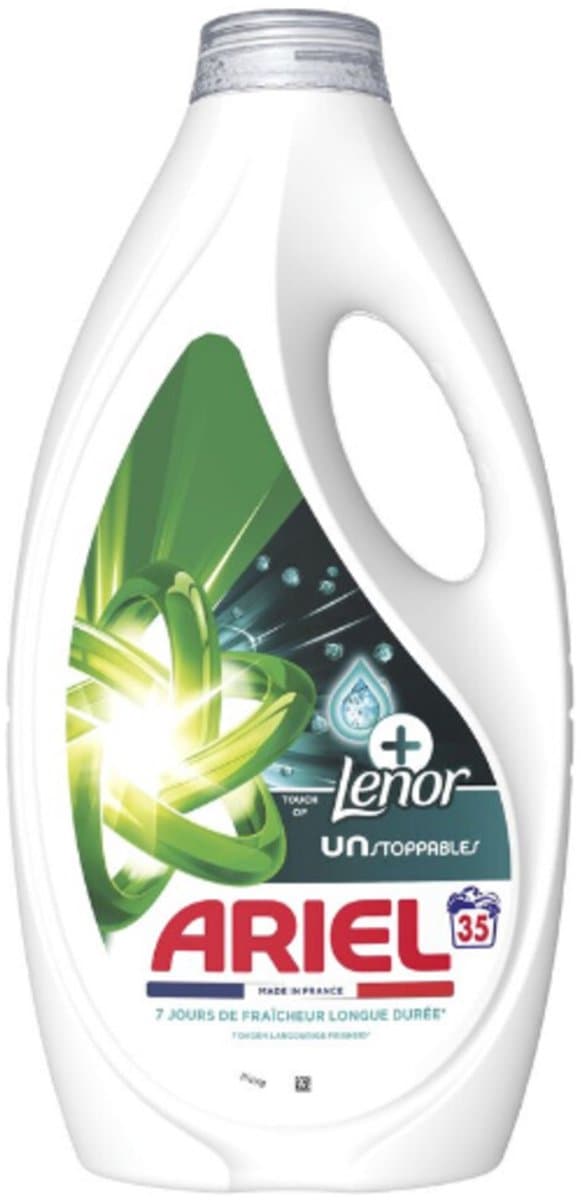 Ariel Vloeibaar Wasmiddel Touch Of Lenor Unstoppables 35 Wasbeurten - 1575 ml — afbeelding 1