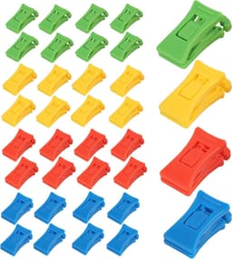 SnelShoppen - Pack van 36 Sokclips voor Wasmachine en Droger, Hoge Kwaliteit Clips voor Dikke Sokken met Robuuste Haken, Multi-Kleurige Organisatie en — thumbnail 1