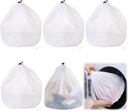 SnelShoppen - 5 Stuks Wasnetten voor Wasmachine - 30 x 40 cm, Fijnmazige Waszakken met Koordstopper voor Ondergoed, Sokken, Handdoeken en Meer — thumbnail 1