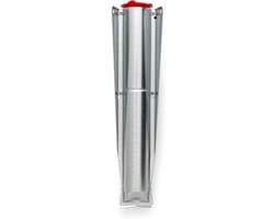 Metalen Grondanker - Droogmolen Anker - Stabiel Droogmolen Plaatsen - Corrosiebestendig Gegalvaniseerd Staal - Ø 45 mm - Zilver