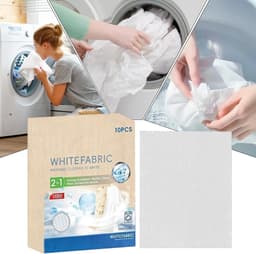 Textielverf Vellen - Wasmachine Verf - Kleding Opfrissen - Zelfoplossend in Water - 10 Vellen - Wit — thumbnail 4